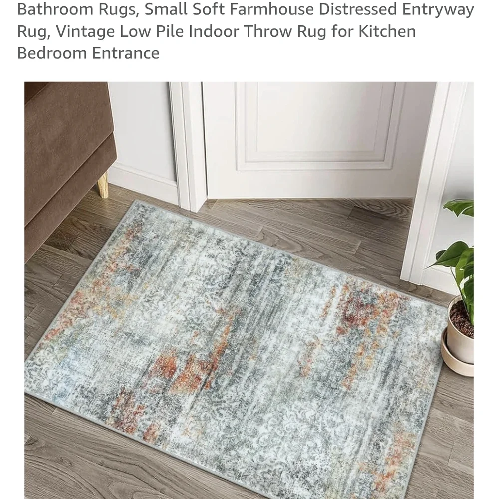 Multicolor Abstract Area Rug